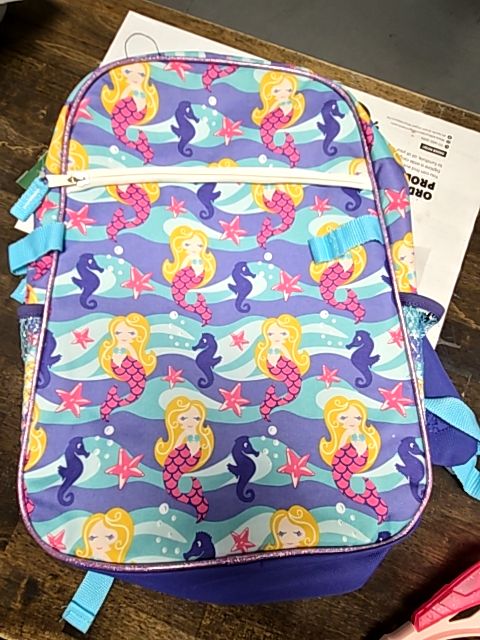 Purple/Blue Mermaid Bookbag