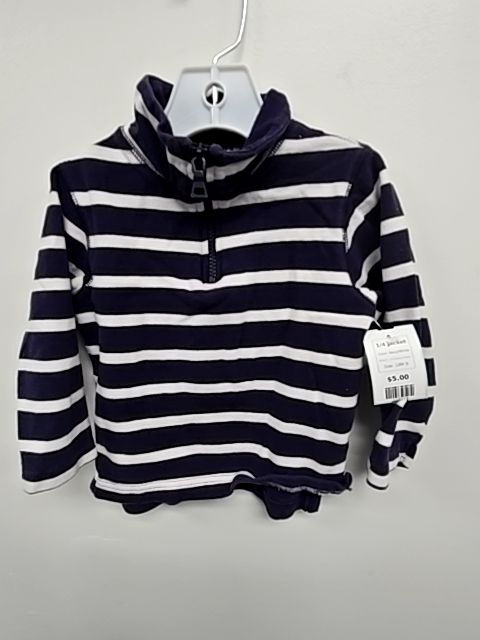 Navy/White Childrens Place 1/4 Jacket, 18M B