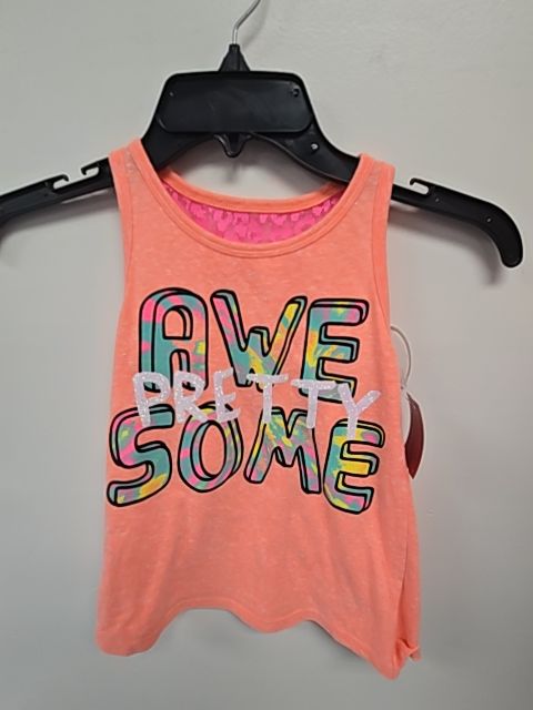 Orange Pretty Awesome Okie Dokie Tank Top, 6 G