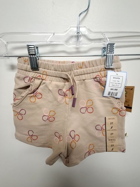 Tan Easy Peasy Shorts, 2T G