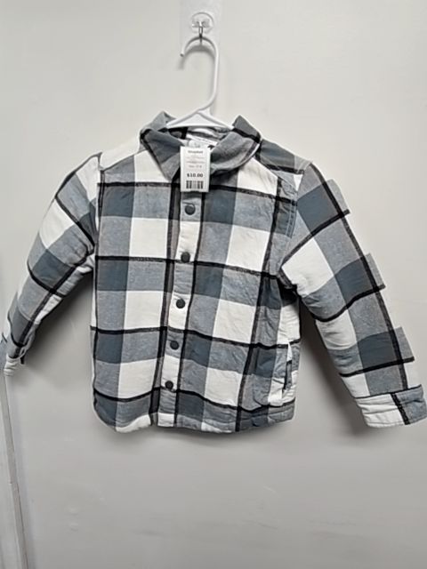 Grey/White Plaid Tommy Bahama Shacket, 5T B