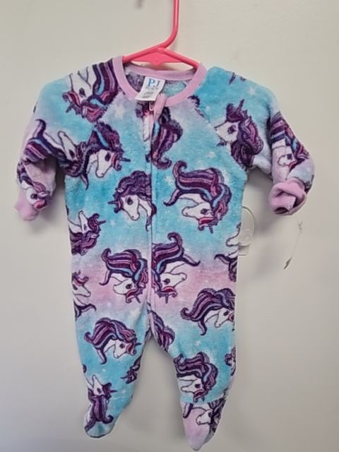 Blue/Purple Unicorn Childrens Place Sleeper, 3M G