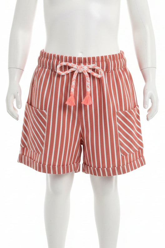 Red/White Striped Shorts, 6 G