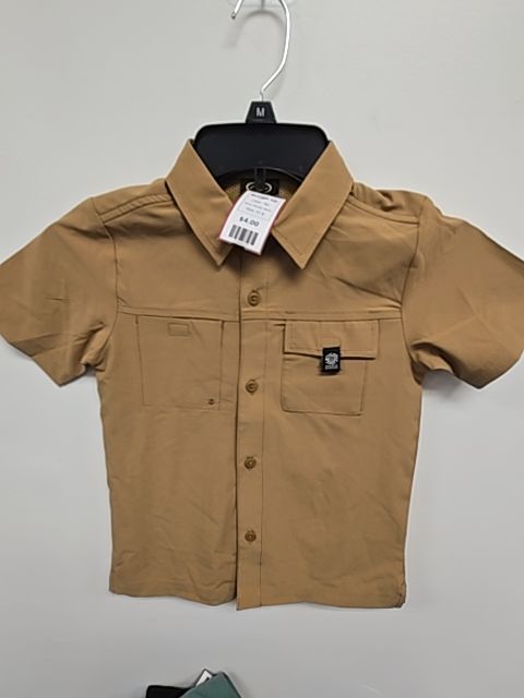 Tan Athletic Works Button Up, 5T B
