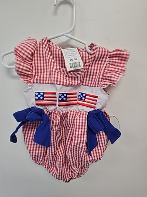 Red/White/Blue Boutique Bubble Romper, 3M G