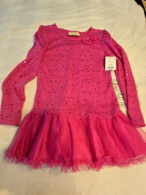 Pink Bobbie Brooks Long Sleeve sparkle shirt, 7/8 G