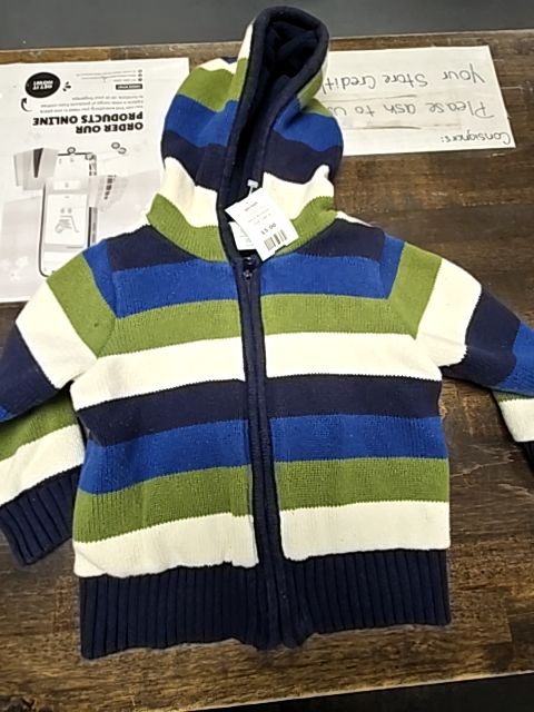 Blue/Green/White/Navy Wonderkids Jacket, 18M B