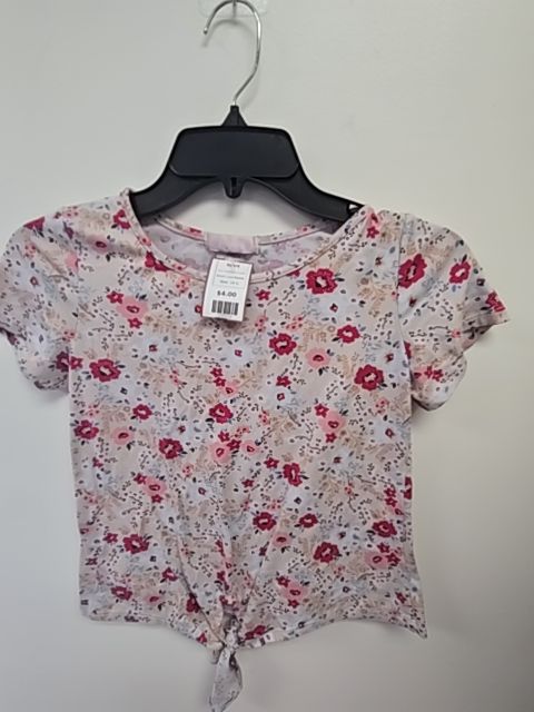 Cream/Colorful Flowers Love Maddie Shirt, 14 G