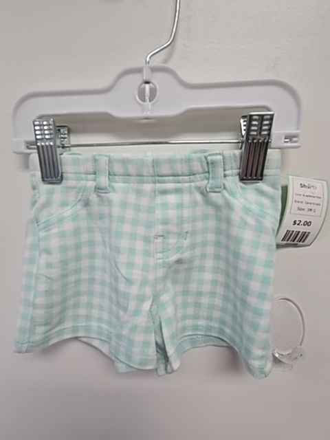 Blue/White Plaid Garanimals Shorts, 3M G