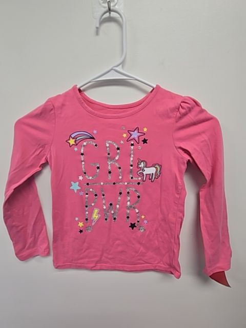 Pink Unicorn Garanimals Longsleeve Shirt, 6 G