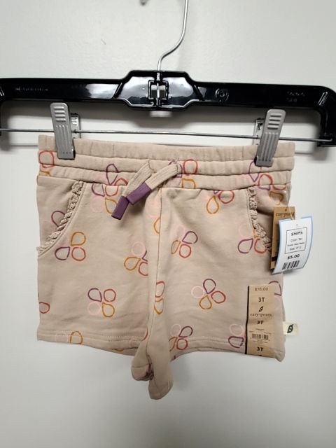 Tan Easy Peasy Shorts, 3T G