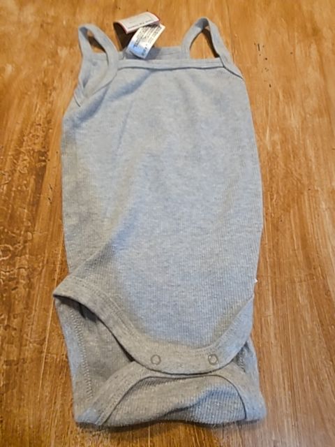 Grey Modern Moments Tank Top Onesie, 12M G