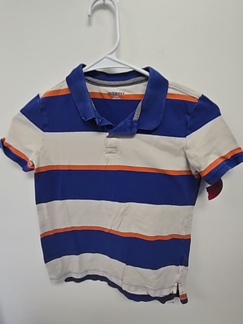 Cream/Blue/Orange Old Navy Polo, 6 B