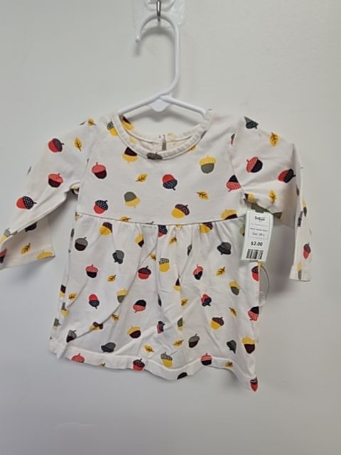 White/Colorful Accorn Wonder Nation Dress, 3M G