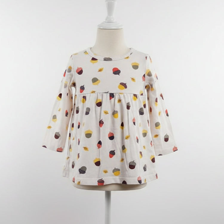 White/Colorful Accorn Wonder Nation Dress, 3M G