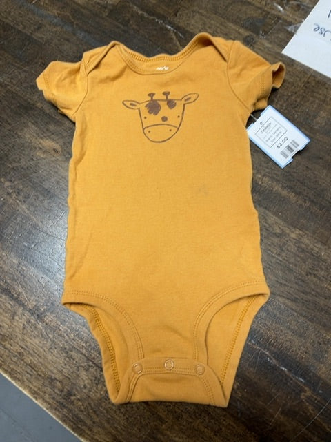 Orange Giraffe Carters Onesie, 9M B