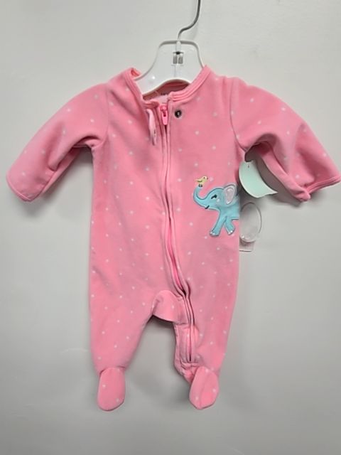 Pink/White Polka Dot Carters Sleeper, 3M G