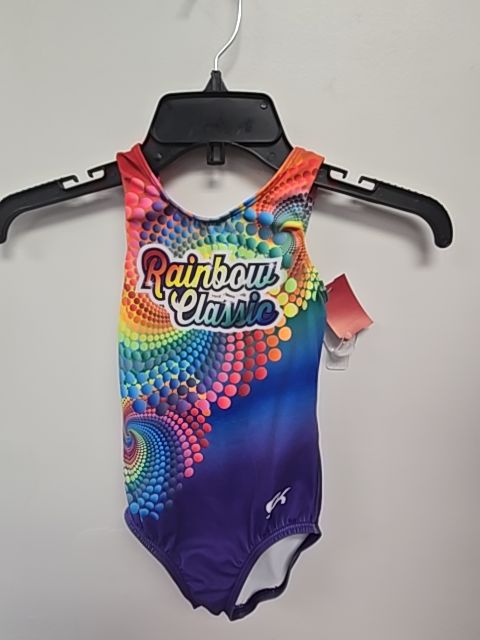 Colorful Rainbow Classic GK Gymnastics Leotard, 6 G