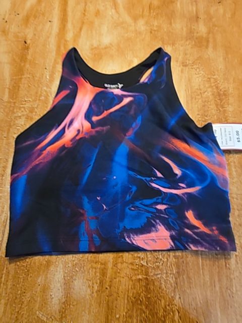 Navy/Black/Red Old Navy Tank Top, 8 G