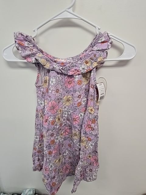 Purple/Colorful Flower Jumping Bean Dress, 6 G