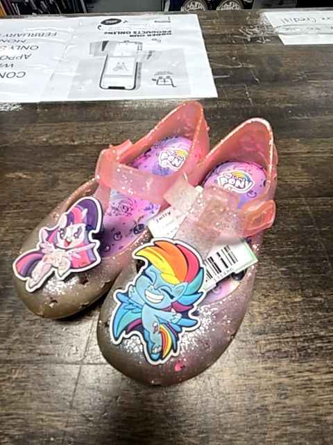 Pink/Silver My Little Pony Jelly Shoes, 9C G