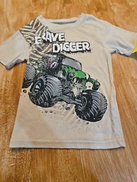 Tan Monster Truck Monster Jan Shirt, 4T B