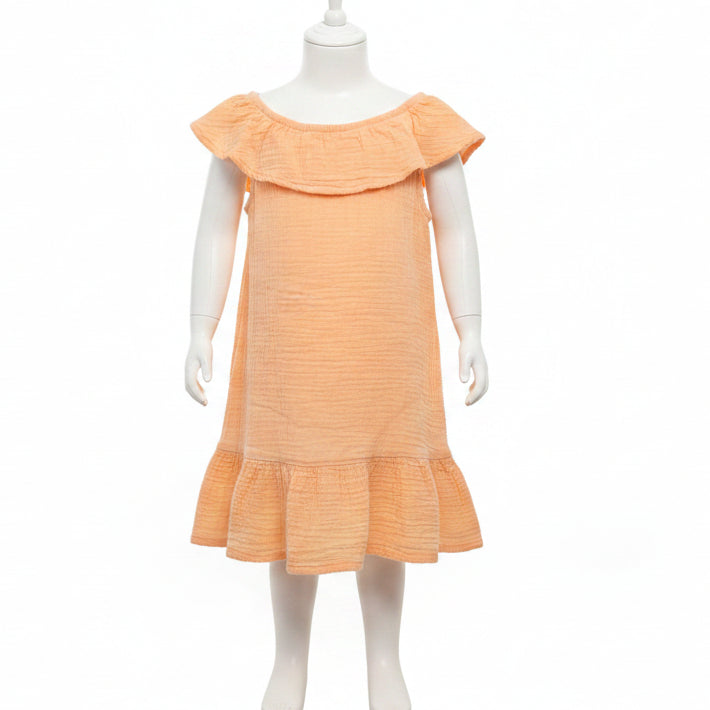 Orange Wonder Nation Dress, 3T G