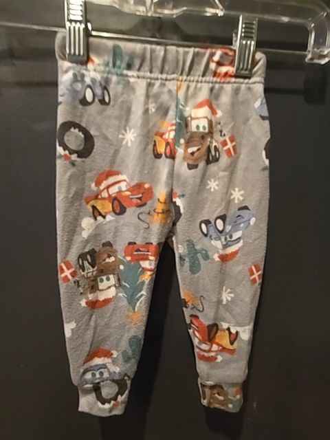 Grey Cars Cars 2 piece christmas pjs, 12M B