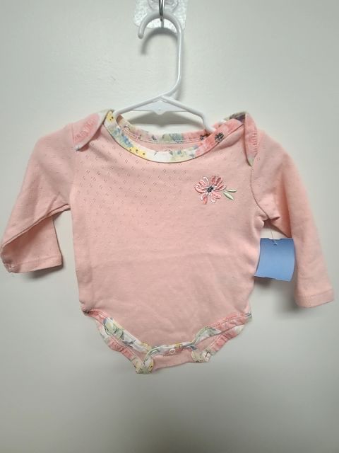Pink Flower Baby Essentials Longsleeve Shirt, 6M G