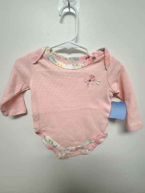 Pink Flower Baby Essentials Longsleeve Shirt, 6M G