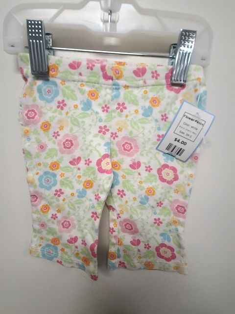 white Vitamin Baby Flower Pants, 3M G