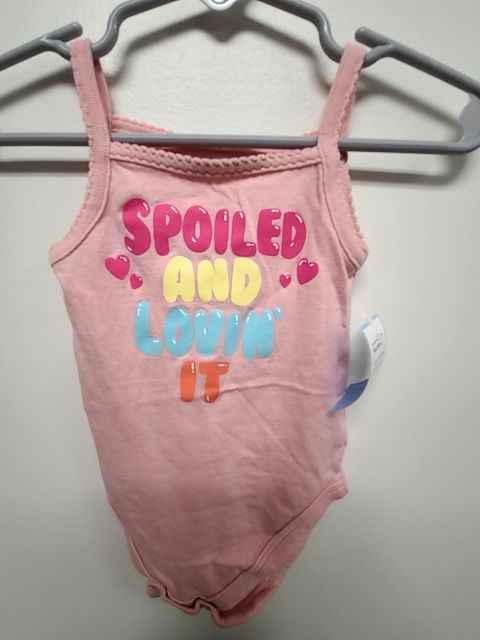 Pink Spoiled Garanimals Tank Top Onesie, NB G