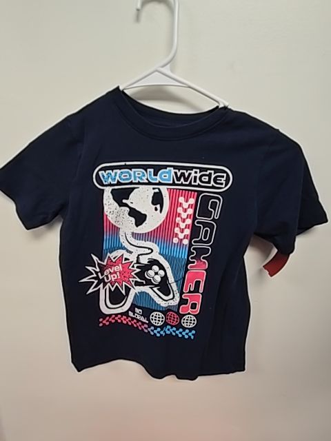 Navy Gamer Wonder Nation Shirt, 6 B