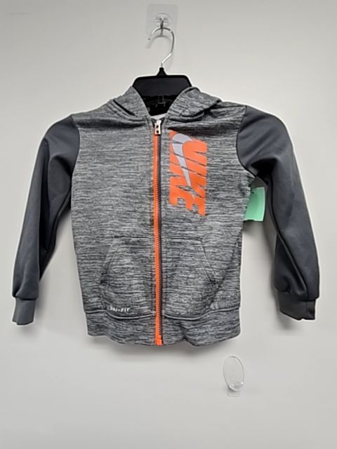 Grey/Orange Nike Hooded Jacket, 4T B