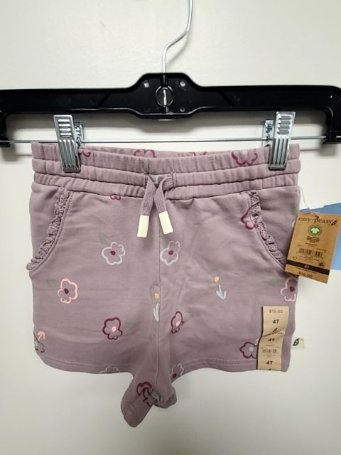Purple Easy Peasy Shorts, 4T G
