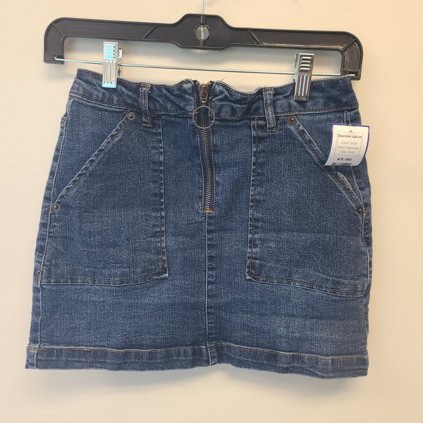 blue Blue Spice Denim Skirt, 16 G