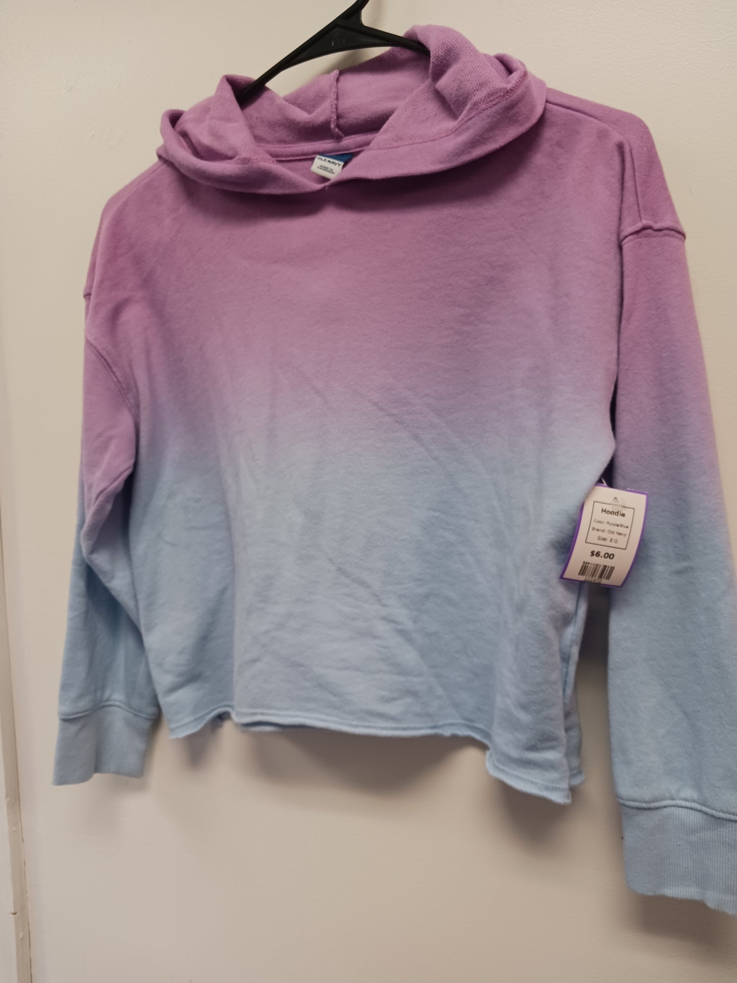 Purple/Blue Old Navy Hoodie, 8 G