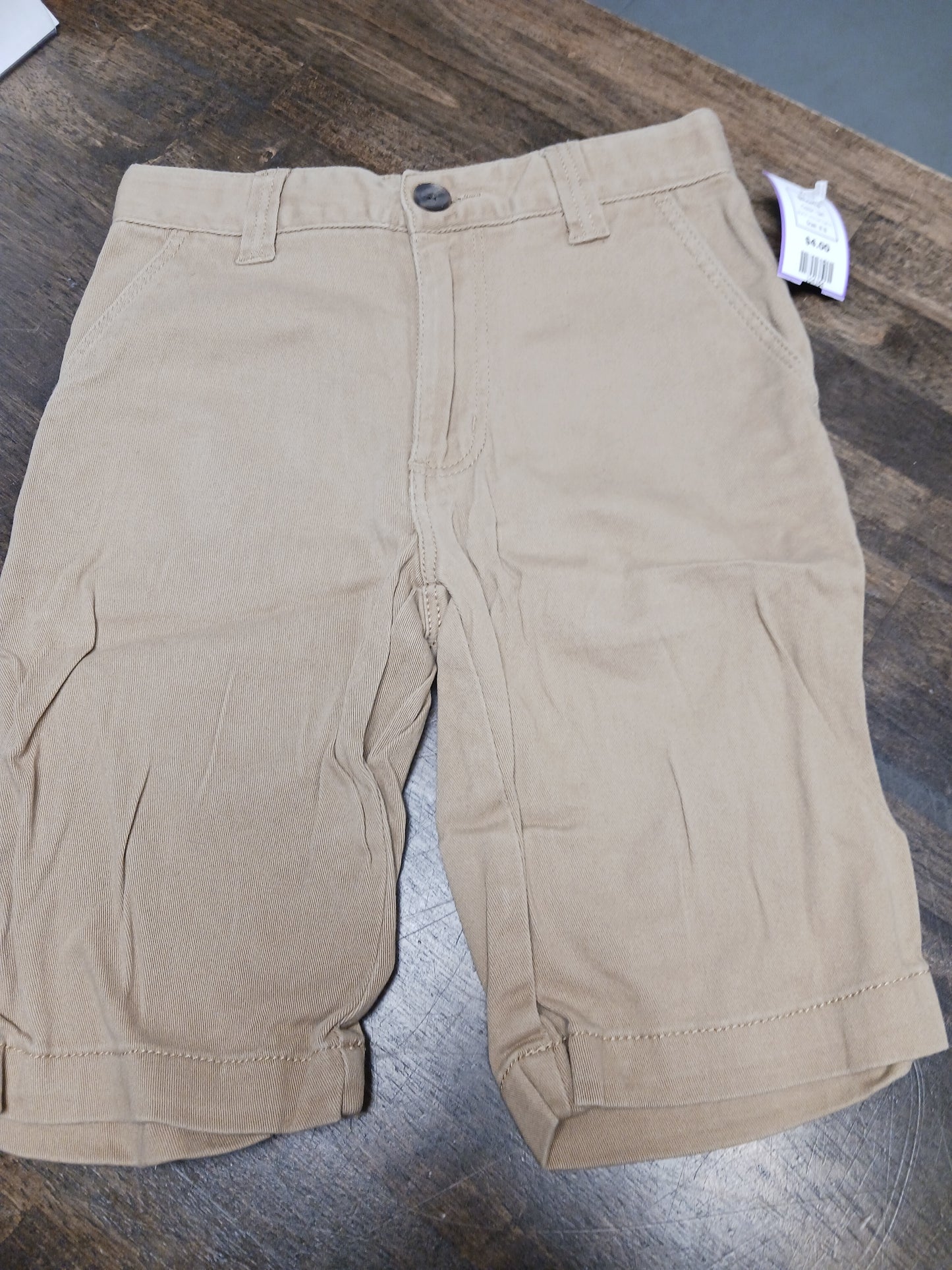 Tan Wonder Nation Shorts, 8 B
