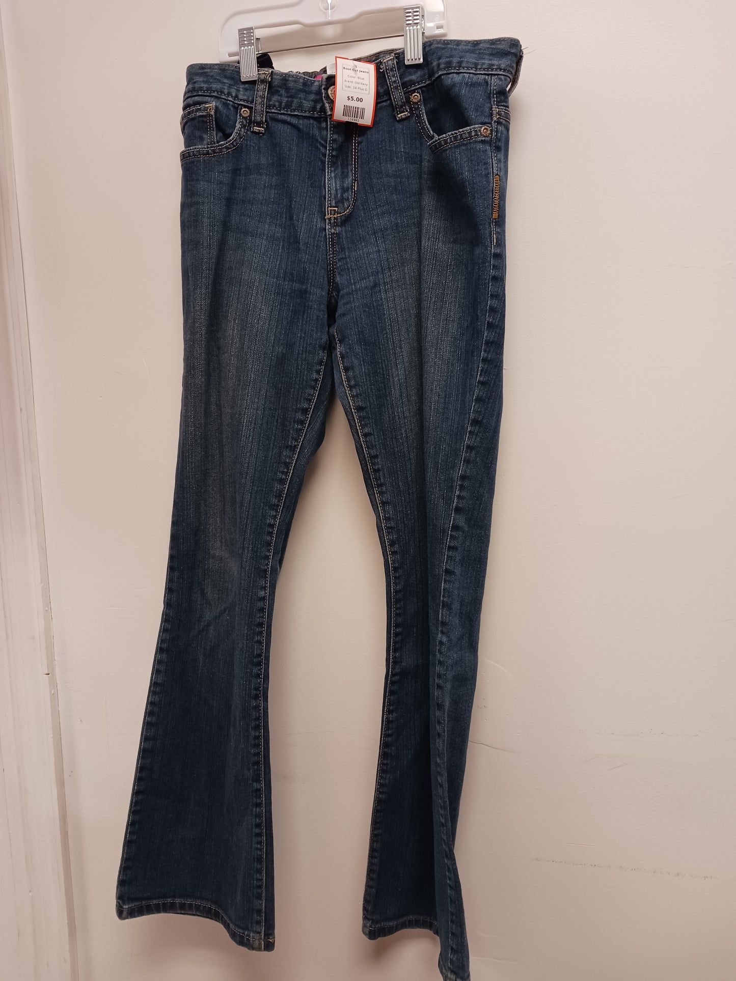 Blue Old Navy Boot Cut Jeans, 14 Plus G