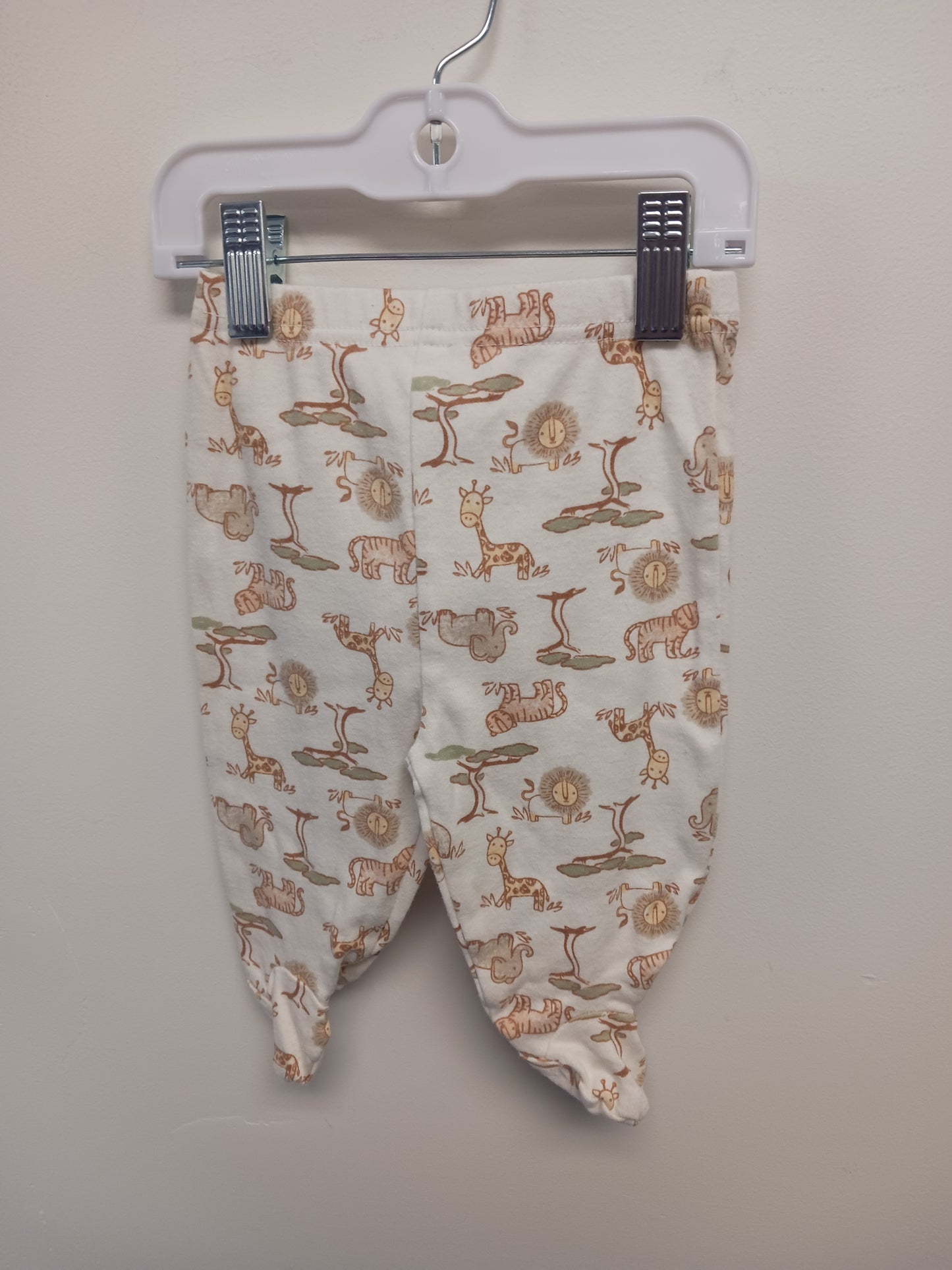 Brown Kidgets Anim al Hat & Joggers 3/6m, 3M B