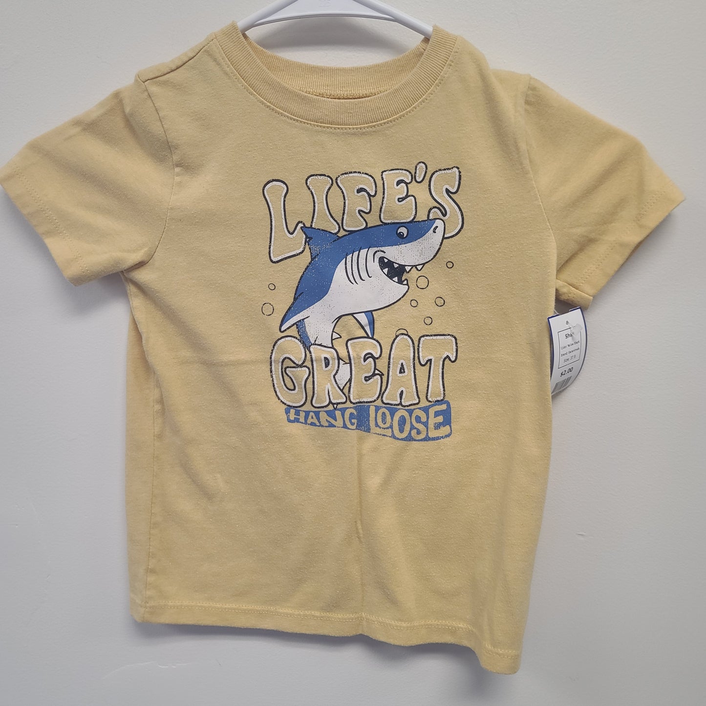 Yellow Shark Garanimals Shirt, 3T B