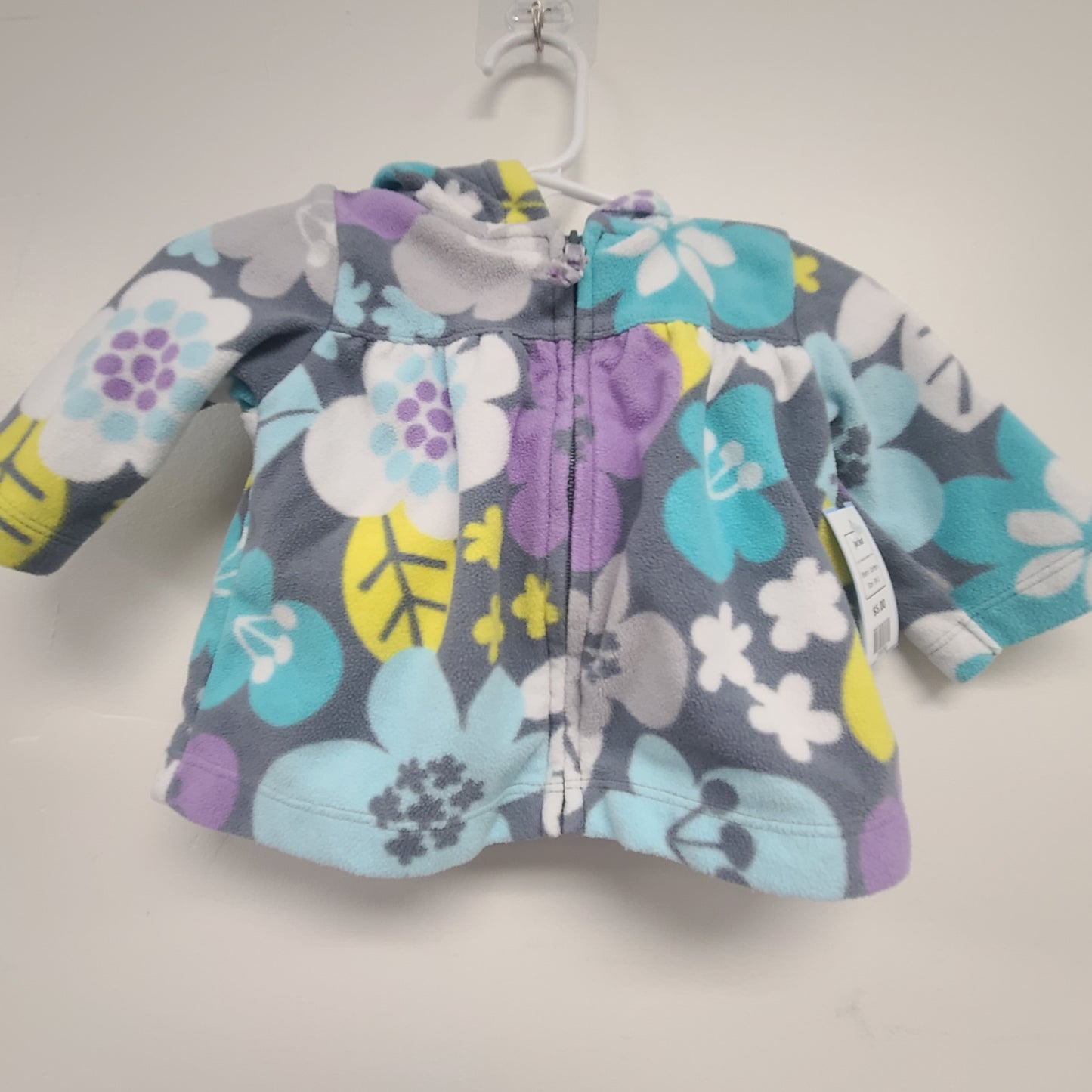 Blue/Purple/Green Flower Carters Jacket, 3M G