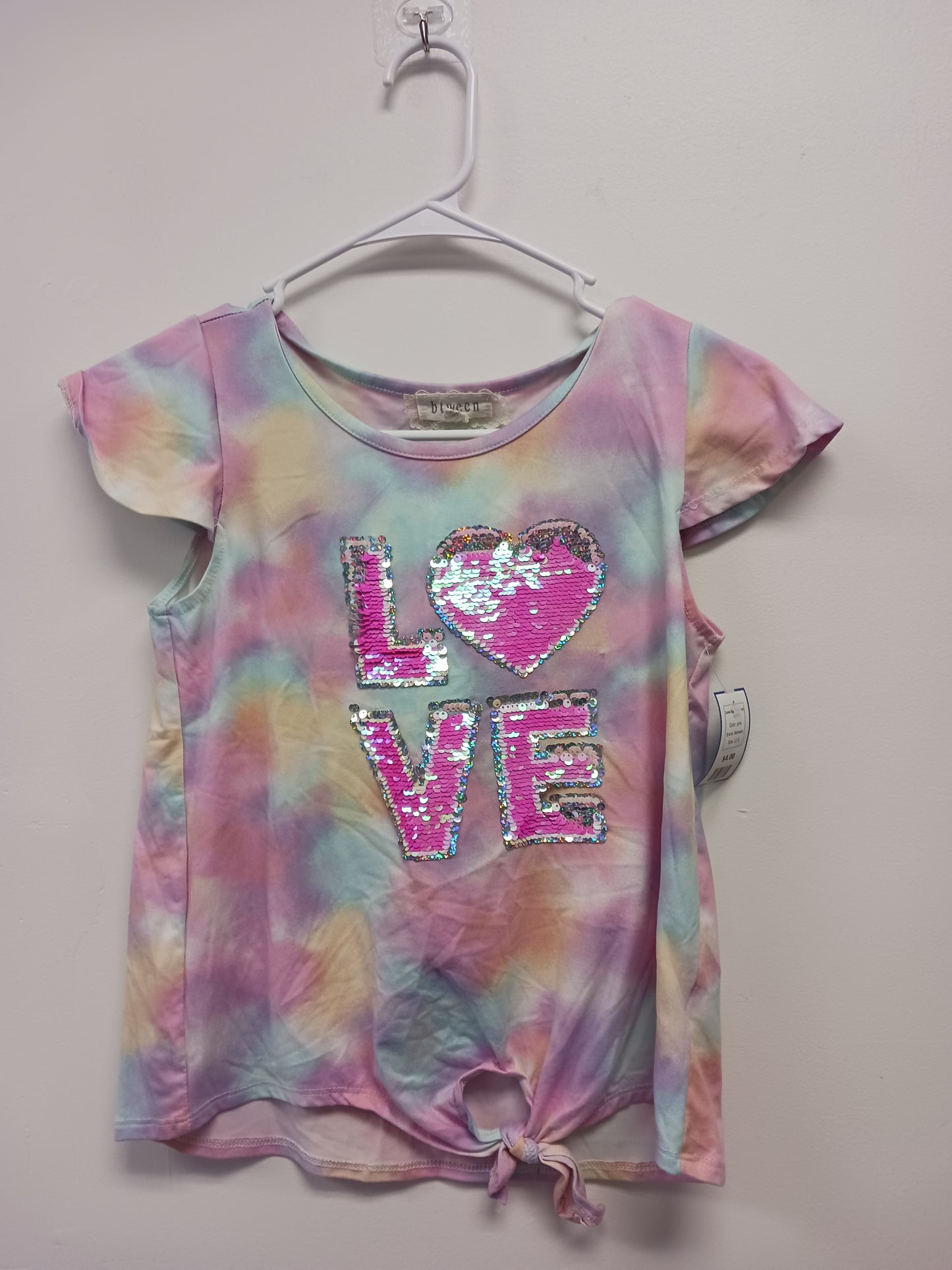 pink Between Love Sparkle Shirt, 12 G