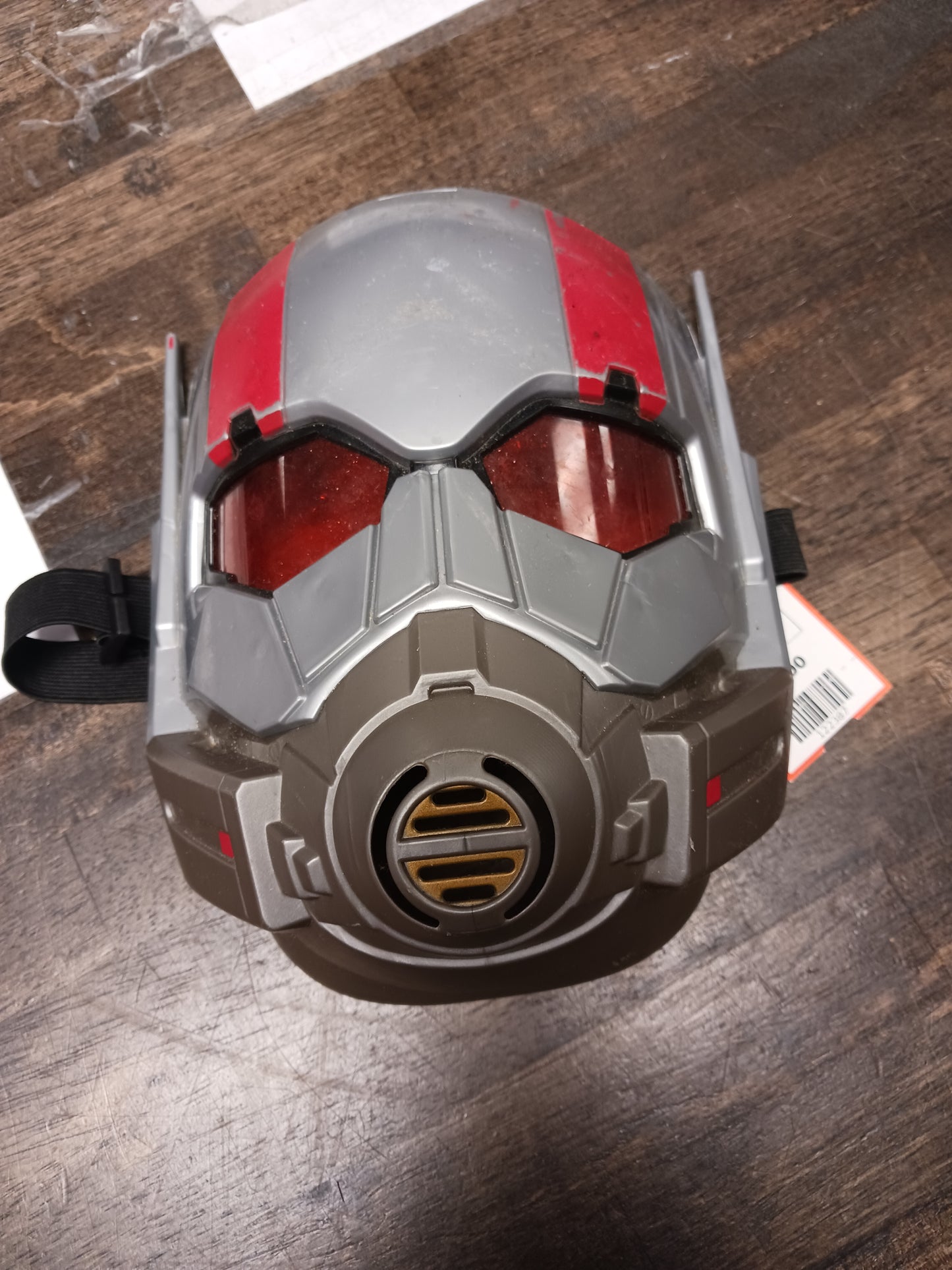 Grey/Red Ant Man Super Hero Mask, OS