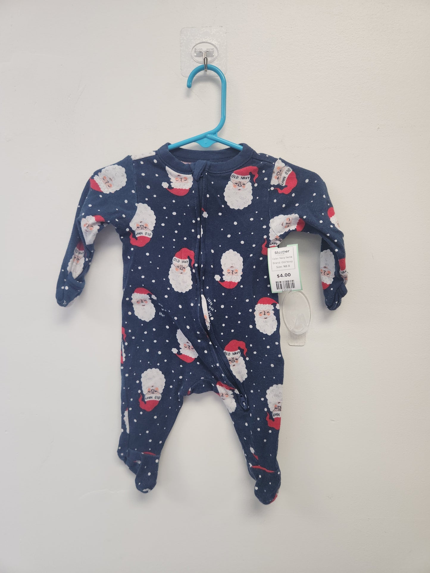 Navy Santa Old Navy Sleeper, NB B
