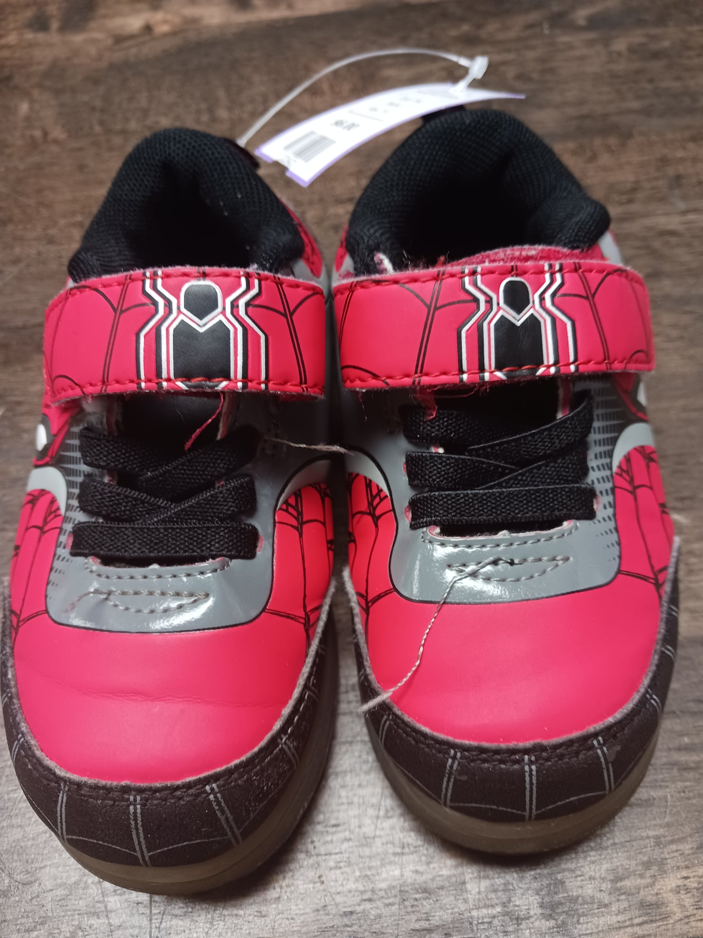 red Spiderman Sneakers, 7 B