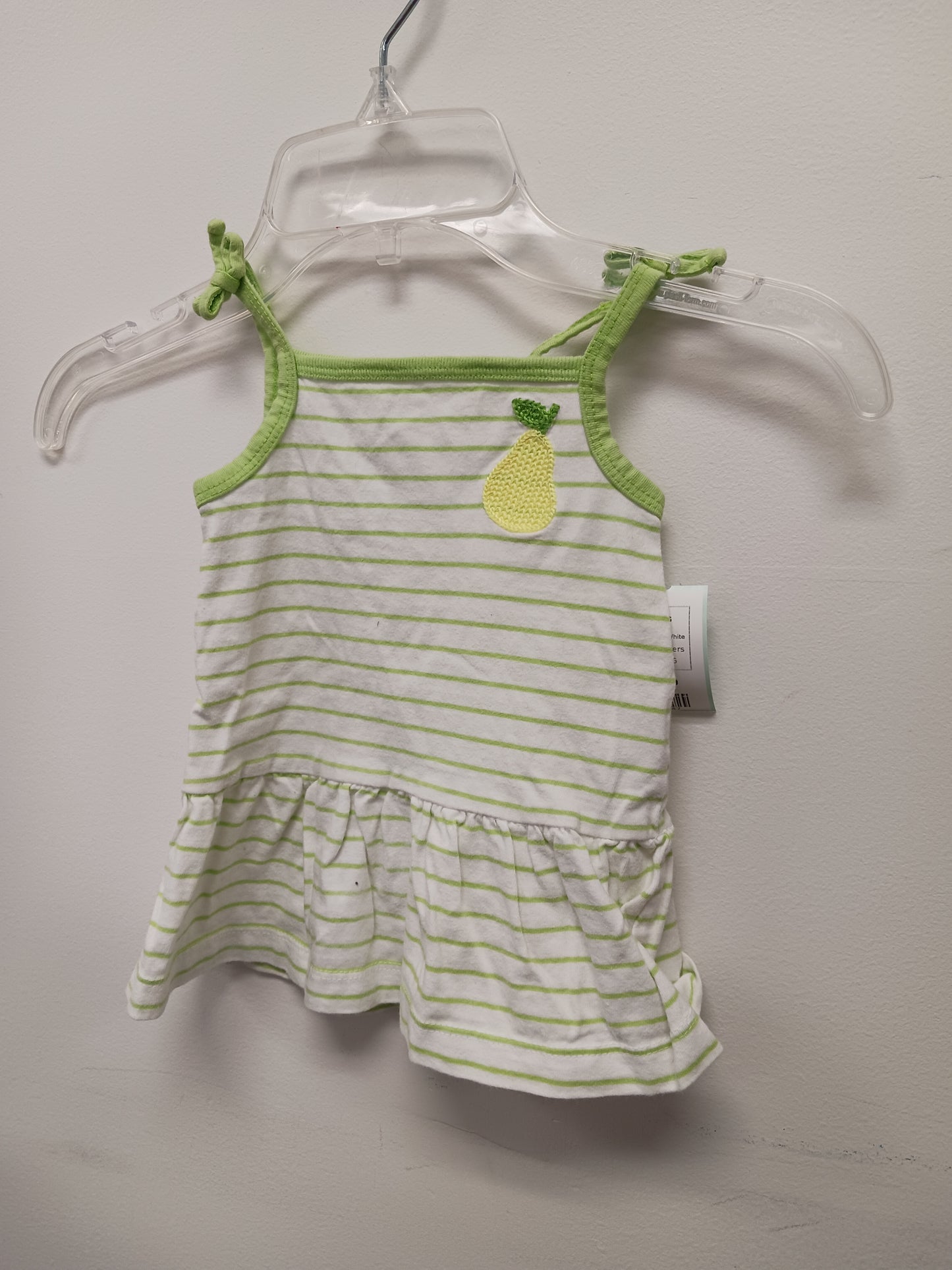 Green/White Carters Dress, 3M G