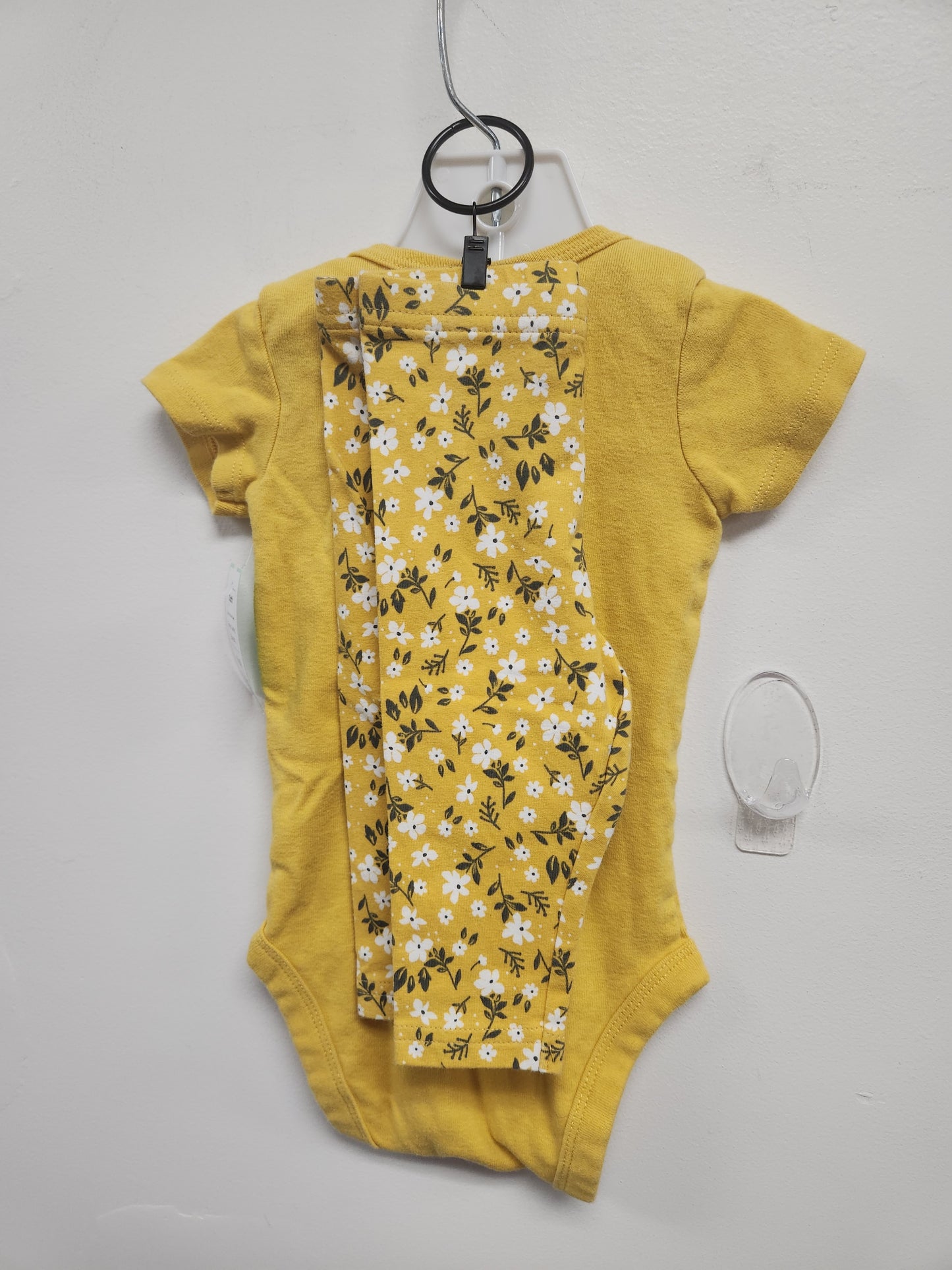 Yellow Flower Carters Outfit, 6M G