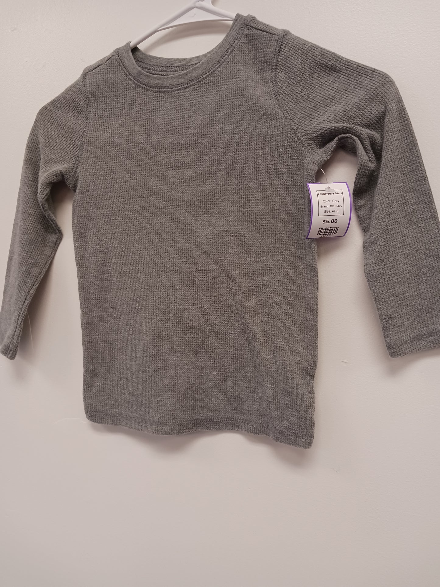Grey Old Navy Longsleeve Shirt, 4T B