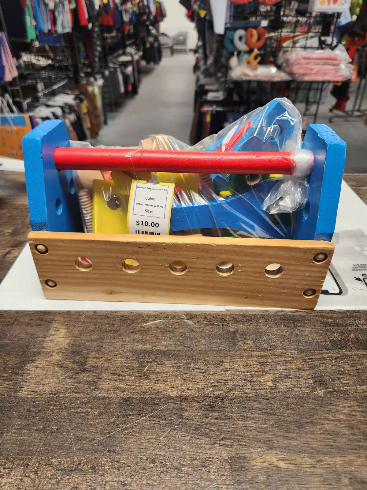 Melissa & Doug Wooden Take Along Tool Kit